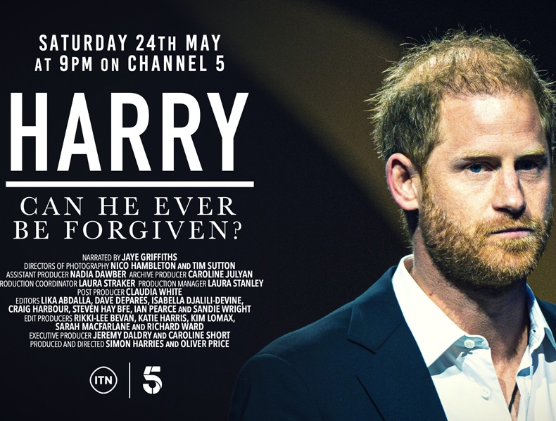 Harry: can he ever be forgiven? – Editor: Dave Depares